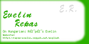 evelin repas business card